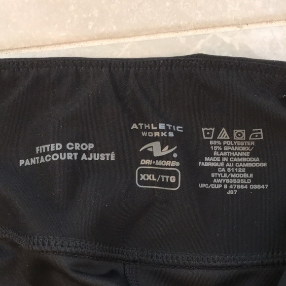 Athletic Works black leggings XXL - Picture 5 of 5